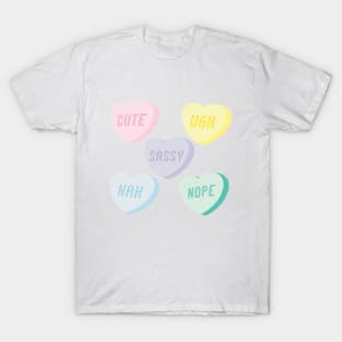 Mood Swings Candy Heart T-Shirt